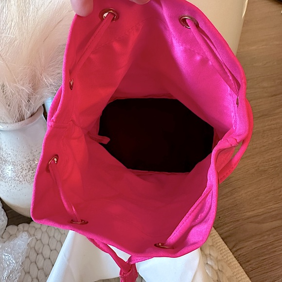 PRADA Hot Pink Drawstring Cosmetic Pouch - Picture 4 of 8